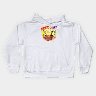 Good Vibes Torquay Meditation Kids Hoodie